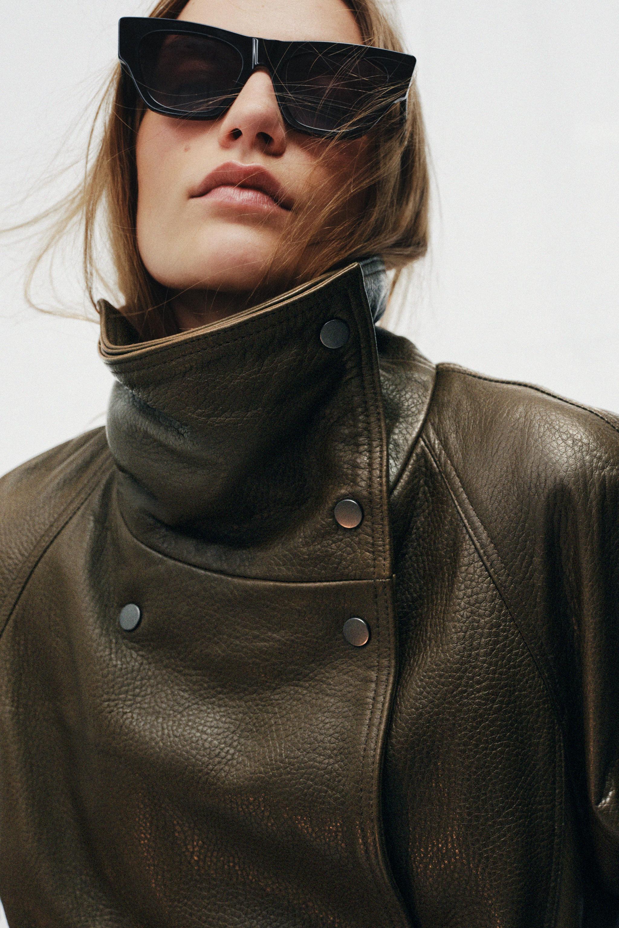 ZW COLLECTION LIMITED EDITION OVERSIZED LEATHER JACKET